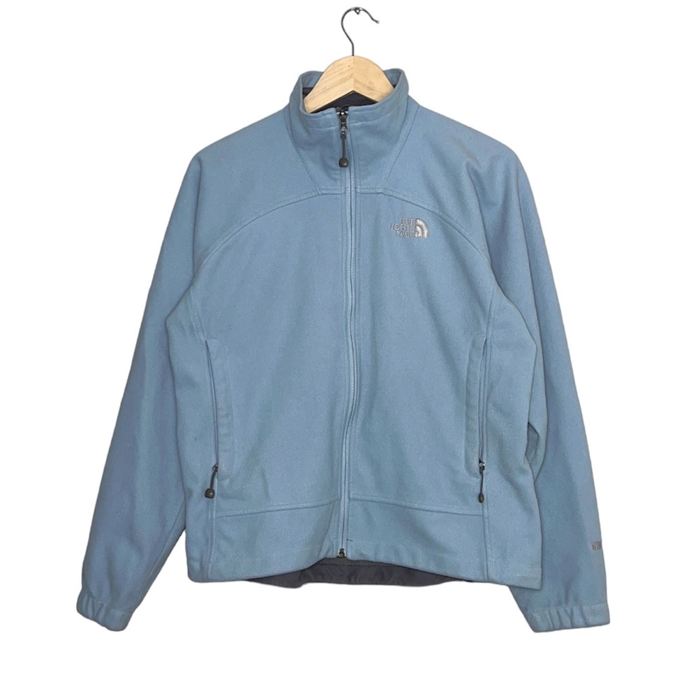 The North Face Agave Blue Fleece Zip Up Jacket